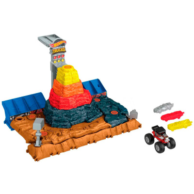 Автотрек  Невероятная арена для разрушителей 1 машинка Hot Wheels HNB96 1